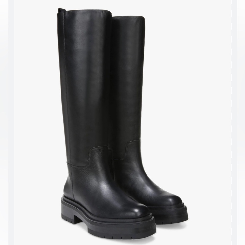 Sam Edelman Larina Lug Sole Knee high Boots Size 6